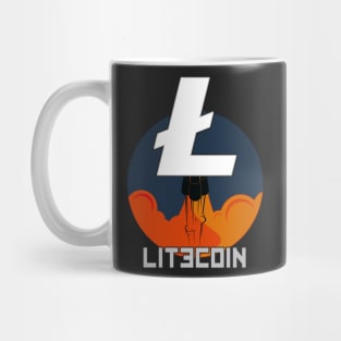 Rocket to The Moon : Litecoin Edition Mug